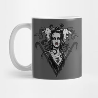 Zodiac Aries girl Mug